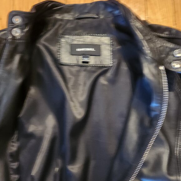 Diesel men's Leather Jacket - Picture 6 of 6